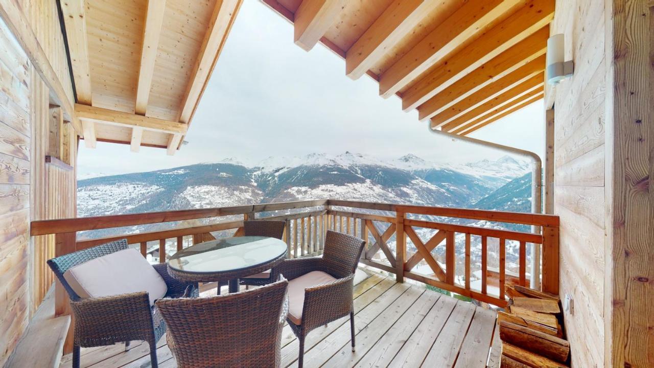 Etoiles des Neiges LUXE&JACUZZI chalet 12 pers by Alpvision Résidences Hérémence Exterior foto