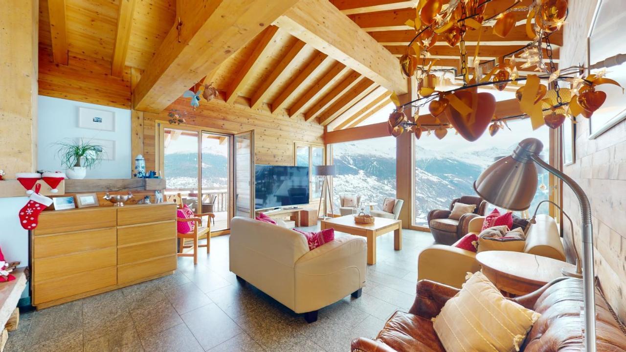 Etoiles des Neiges LUXE&JACUZZI chalet 12 pers by Alpvision Résidences Hérémence Exterior foto